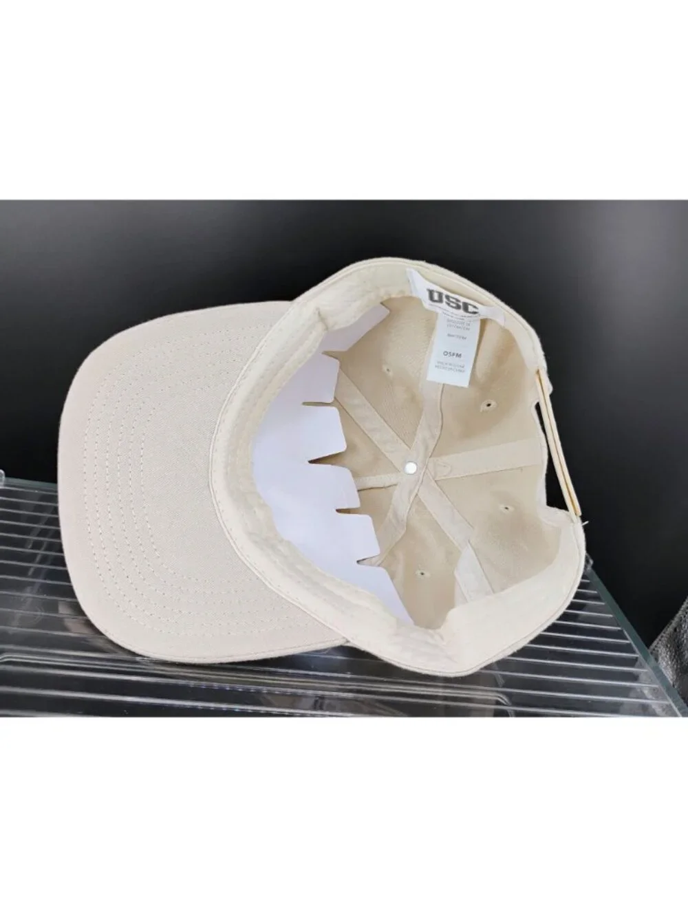 USC Trojans Adjustable Beige Baseball Cap One Size OSFM